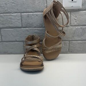 Kelly & Katie gold accent Kids Sandals